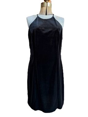 Vintage 90s Molly Malloy Black Velvet Halter
Cocktail Evening Party Short Dress